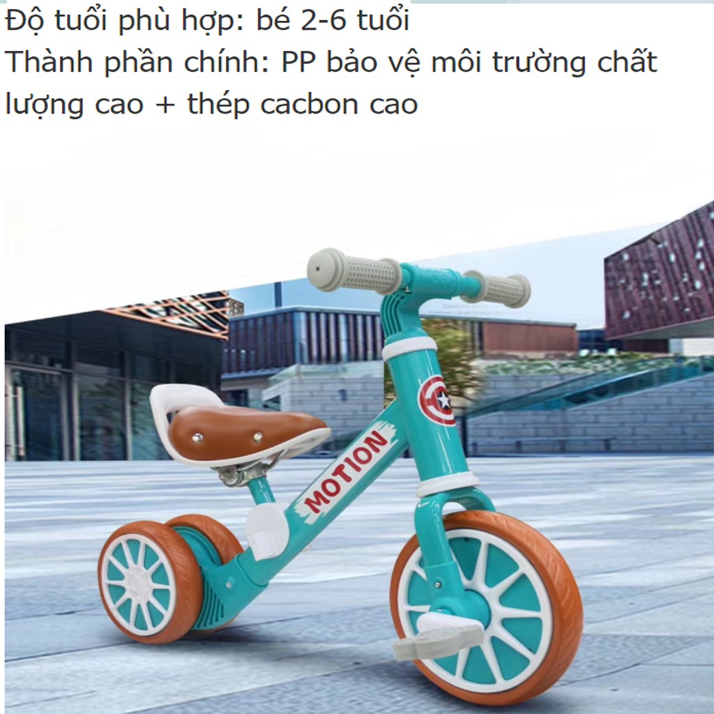 Xe thăng bằng Motion kiêm xe đạp ba bánh cho bé hàng cao cấp