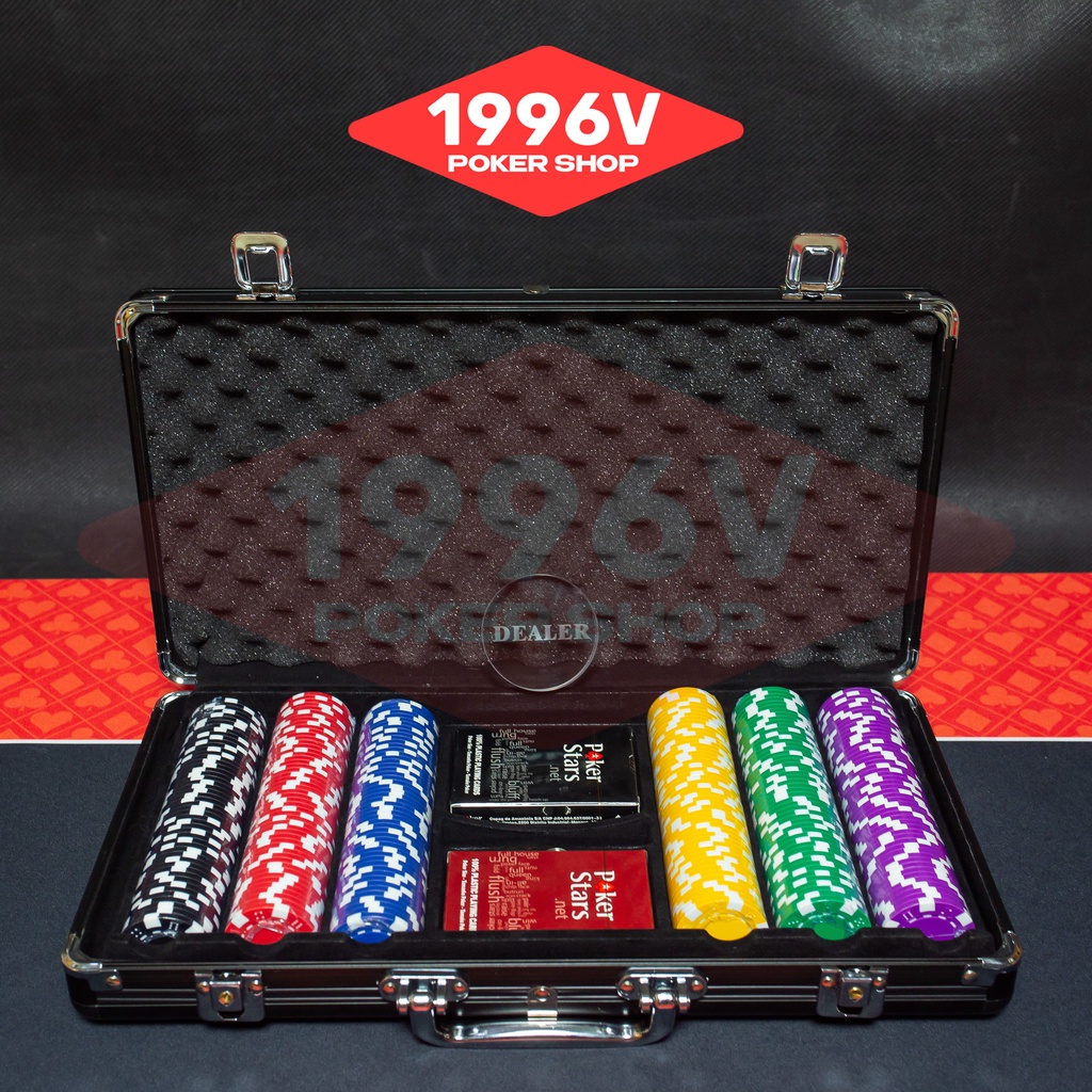 Vali chip Poker không số, phỉnh Dice chip set Pocker ABS đẹp giá rẻ - 1996V Poker Shop