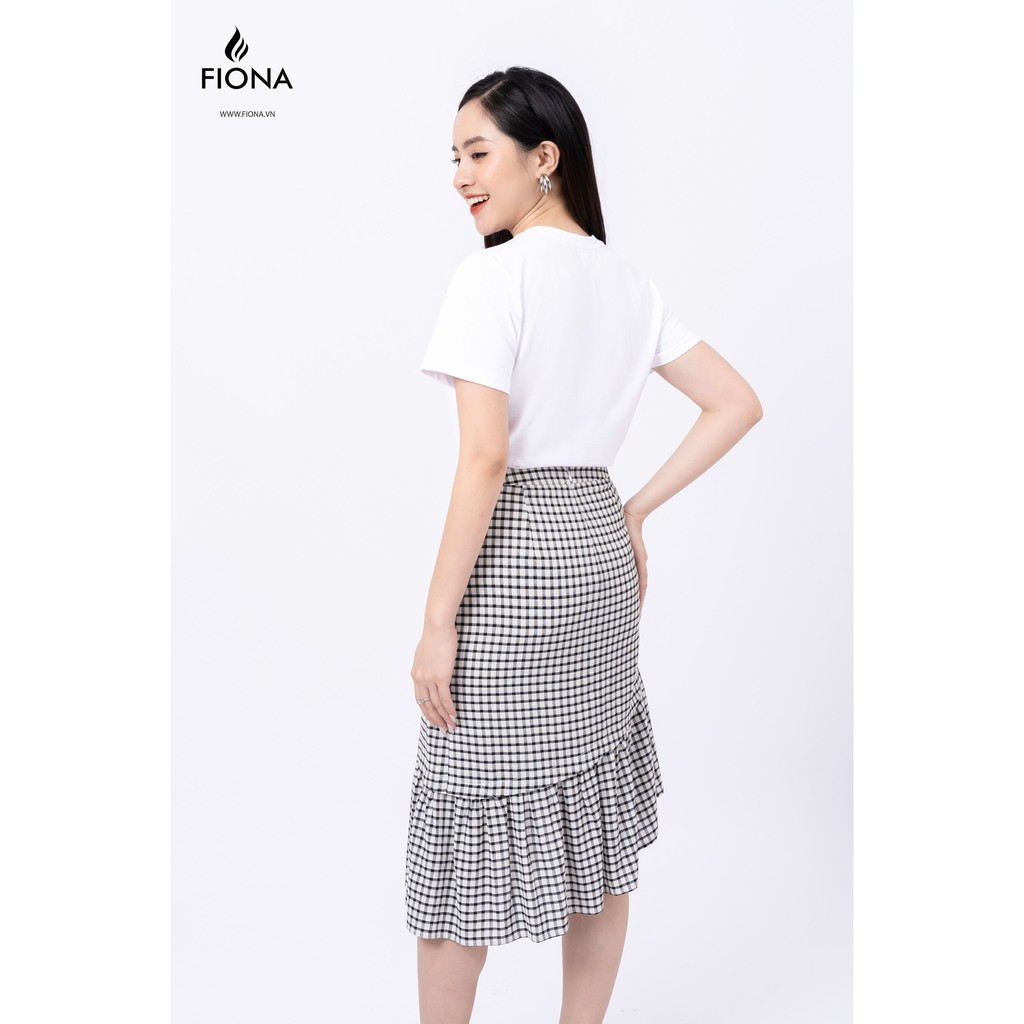 Áo thun nữ,  cổ tròn dáng suông in chữ Mouse - F521216 [FIONA]