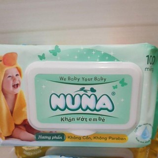 Khăn ướt Nuna 100 tờ