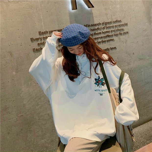 Áo Hoodie Chiếc Lá Kèm Chữ WCRK NC ANXIFTY SUMMERSWEATER.OFFICIAL | BigBuy360 - bigbuy360.vn