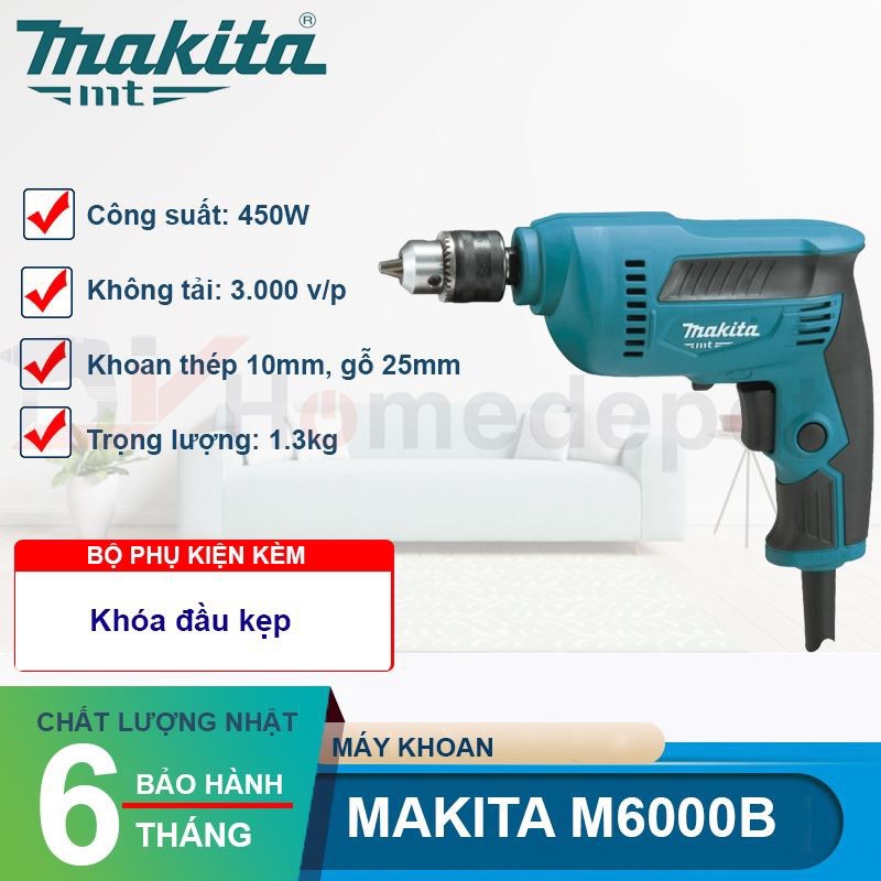 Máy khoan Makita M6000B - M6001B - M6002B