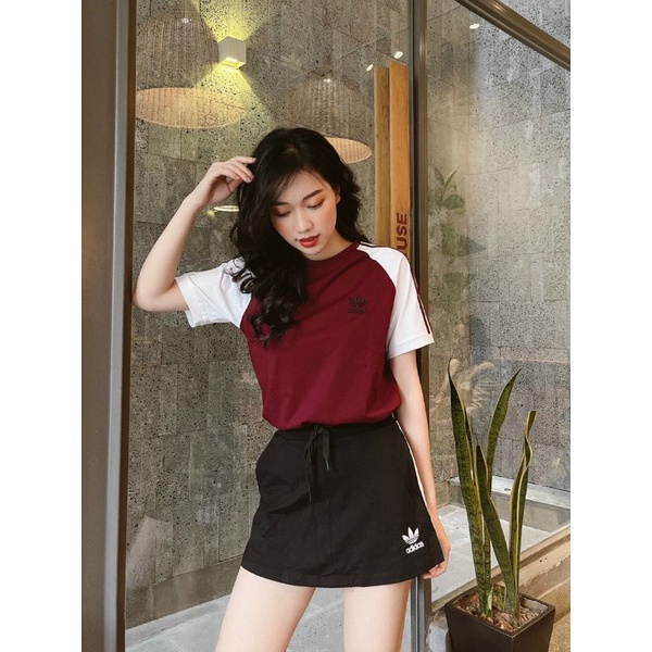 set thể thao tennis set đồ hè quần váy Adidás hàng cotton co giãn 4 chiều FULL TAG