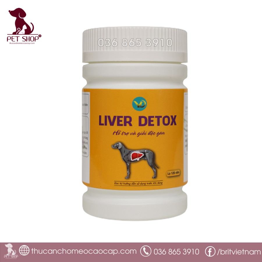 Liver Detox VD Giải Độc Gan Cho Chó