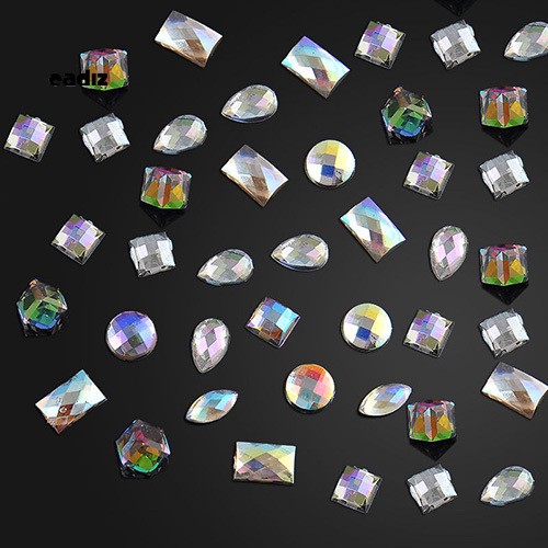 [Hàng mới về] Hộp 36 Hạt 3D Nhiều Màu Sắc Đính Trang Trí Móng Nghệ Thuật