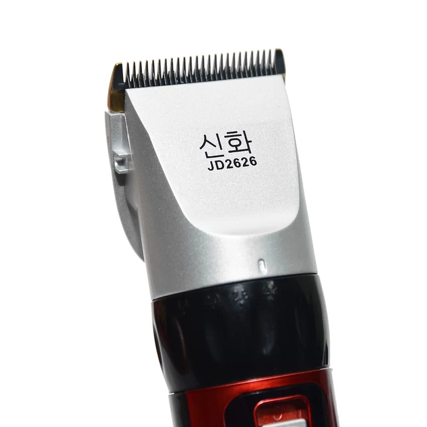 Tông đơ cắt tóc không dây JD2626 Hàn Quốc chuyên nghiệp với toàn thân là hợp kim nhôm cao cấp