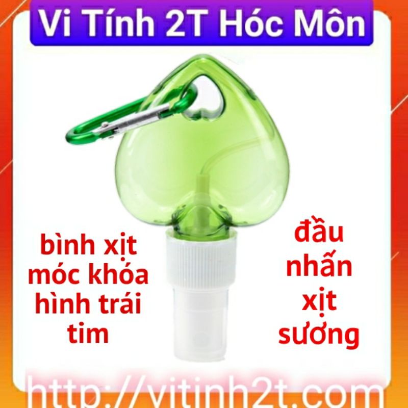 Bình Xịt Khử Khuẩn 60ml Móc khóa Siêu Tiện Dụng ( Ngẫu Nhiên 1 Màu )