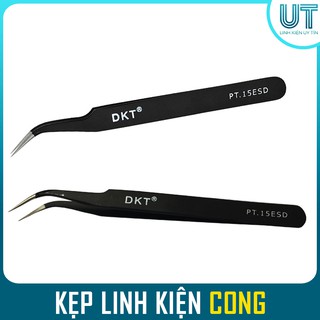 Kẹp linh kiện - DKT PT-15 Loại Cong