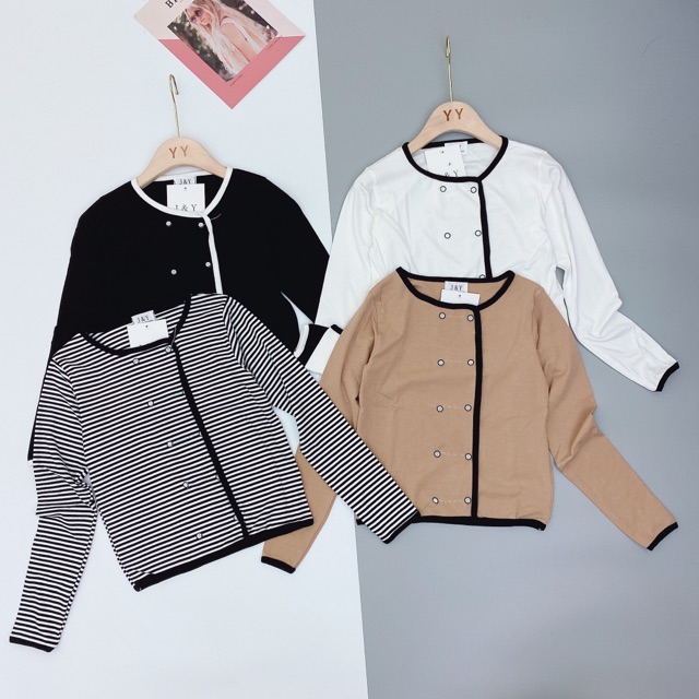 ÁO BOZIP NỮ DÀI TAY 2 HÀNG KHUY