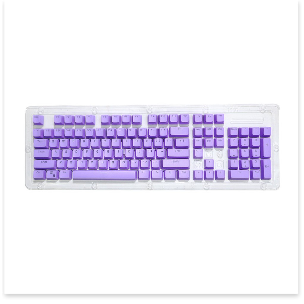 SET KEYCAP PBT DOUBLESHOT 104 PHÍM CHẤT LƯỢNG CAO CẤP ĐỦ MÀU XUYÊN LED