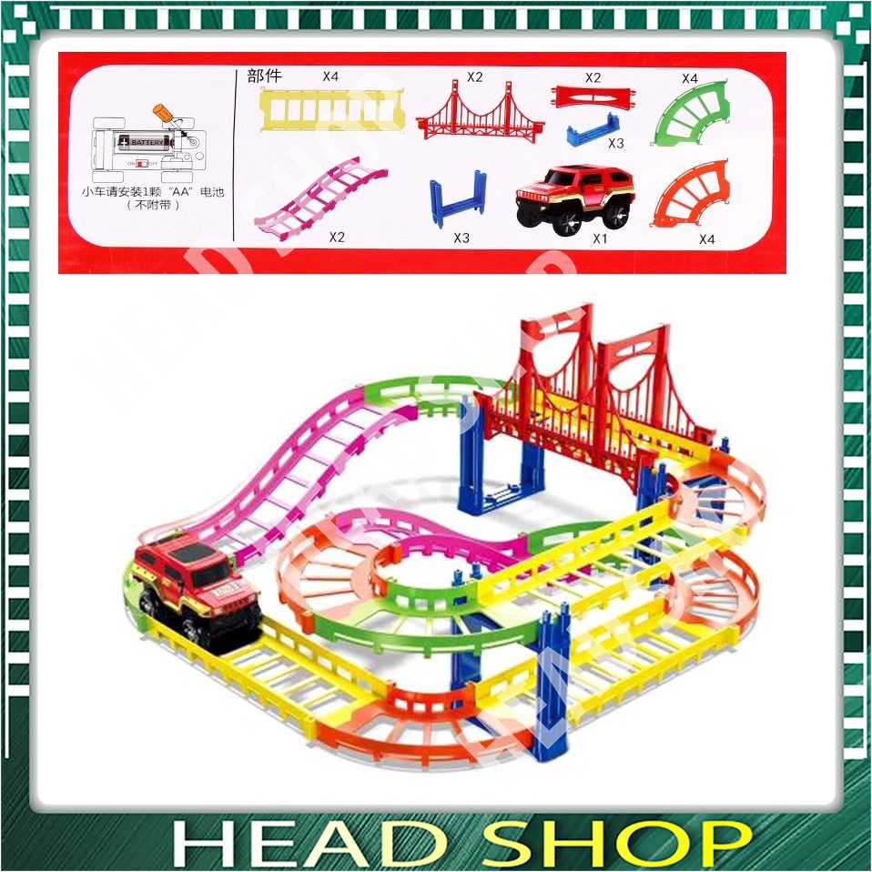 Bộ Đồ Chơi Đường Đua Ô Tô OTO25, Lắp Ráp Ghép Đường Ray Sáng Tạo Cho Bé, Phát Triển Tư Duy, Đồ Chơi Trẻ Em HEADSHOP