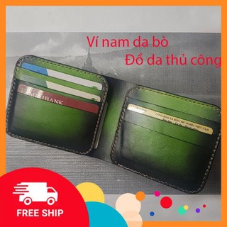 Bóp da nam - da bò nhập khẩu - đồ da thủ công bv0338 - atshop2