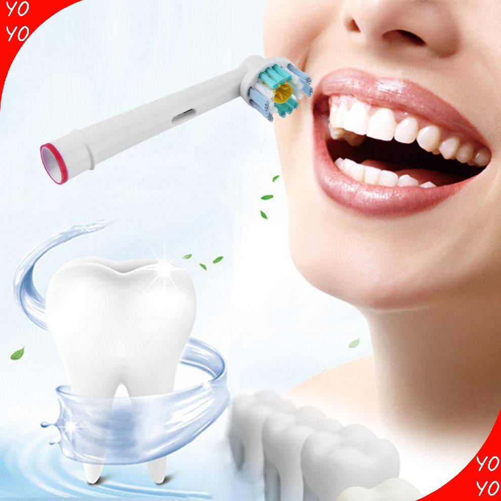 (Hàng Mới Về) Set 4 Đầu Bàn Chải Đánh Răng Điện Thay Thế Cho Oral B Braun Vitality Eb-18A