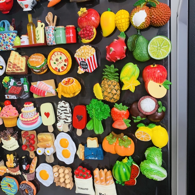 Nam châm hít dán trang trí tủ lạnh phong cách Châu Âu ( hình 4)