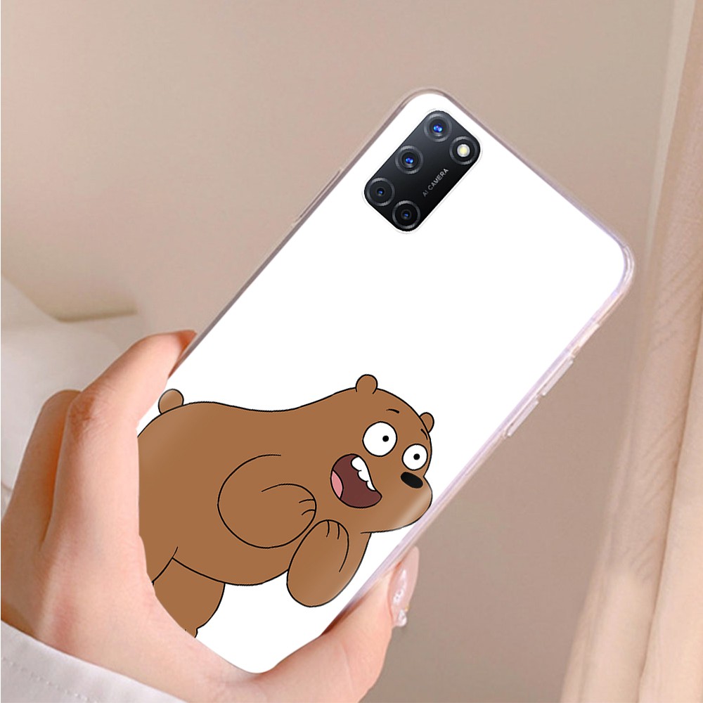 Ốp Điện Thoại Mềm Trong Suốt Hình We Bare Bears Gt79 Cho Motorola Moto G4 G5 G5S G6 Play Plus