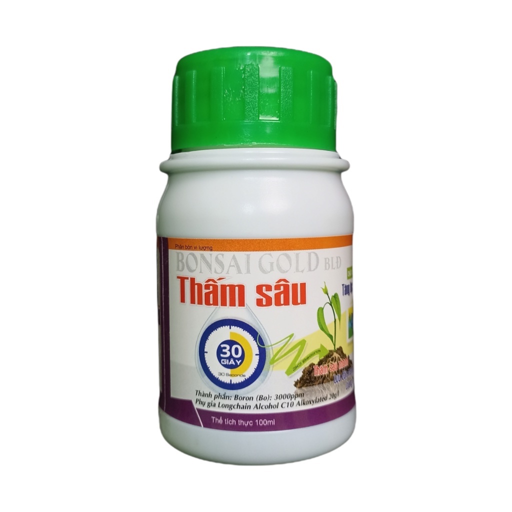 Thấm sâu 30 giây chai 100ml - chất trợ lực tăng cường cho các chế phẩm thuốc BVTV