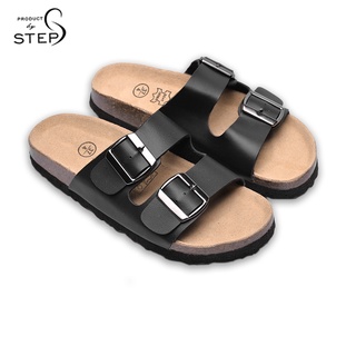 Dép đế trấu Unisex Da tổng hợp (Si PVC) Quai 2 khoá (Size 31-45)