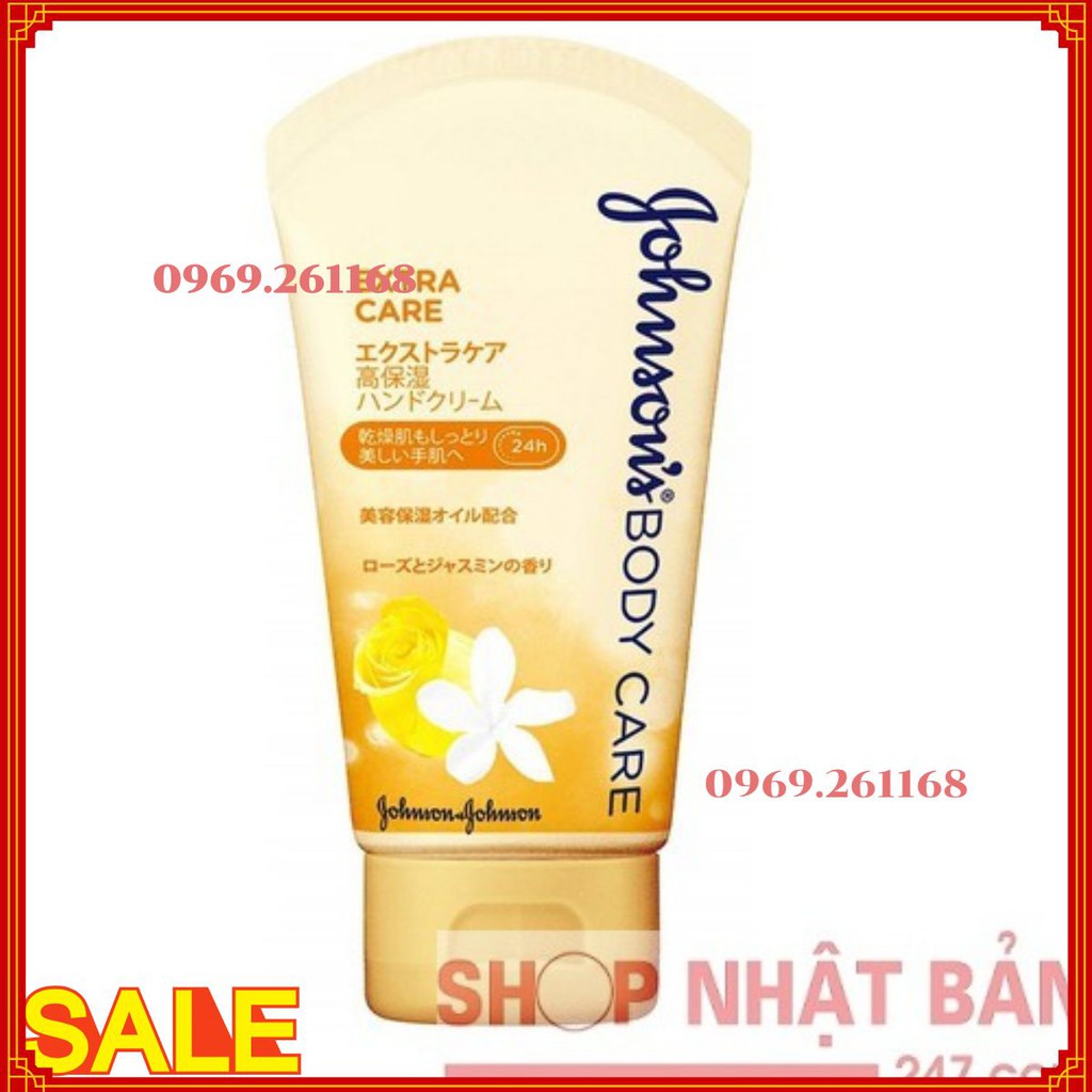 [Chính hãng] Kem dưỡng tay cao cấp Johnson's Body Care Extra Care Nhật Bản 50g