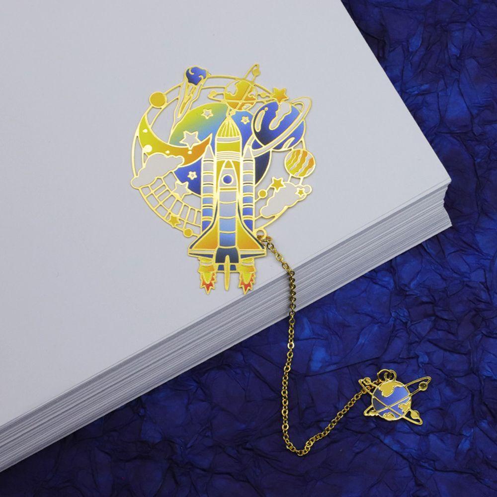 PISTA Đồ Đánh Dấu Trang Sách Bằng Kim Loại Tua Rua