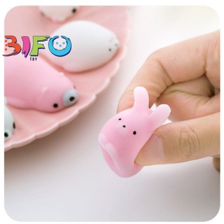 Đồ chơi Squishy Mochi hình thú dễ thương an toàn cho bé