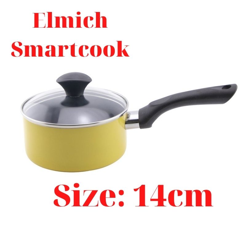 Nồi nấu bột Green Cook, Elmich Smartcook size 14, 16, 18cm - Nồi quánh bột cho bé