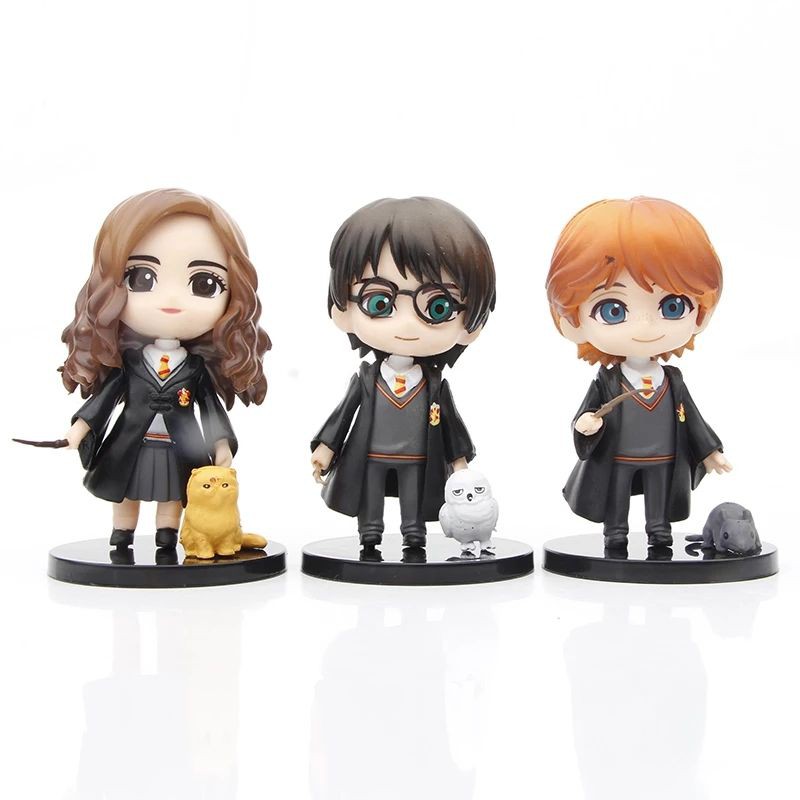 Set 3 Mô Hình Nhân Vật Trong Phim Harry Potter