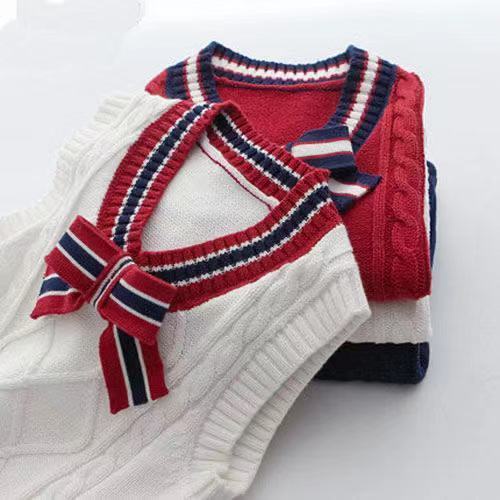 Áo Sweater Dệt Kim Thời Trang Xuân Thu Cho Bé