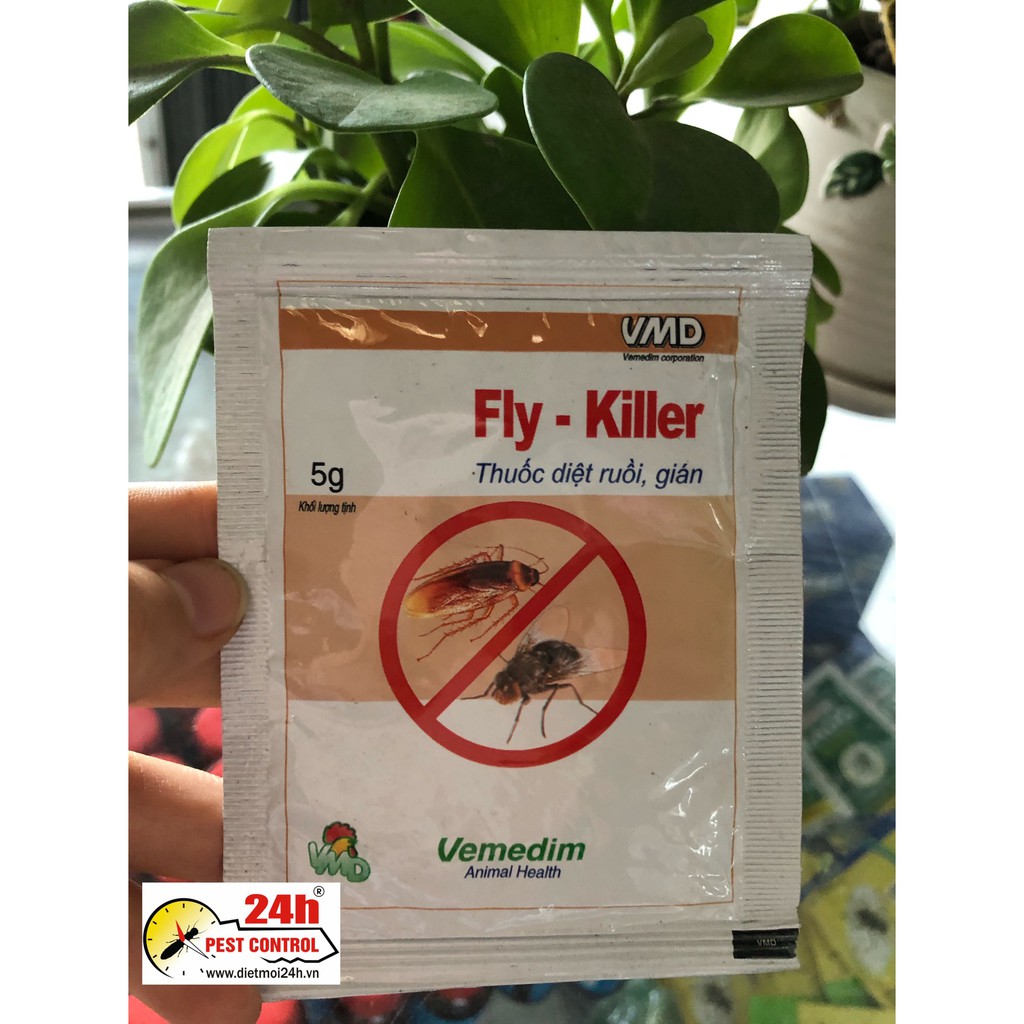 Thuốc diệt ruồi, gián Fly-Killer gói 5g