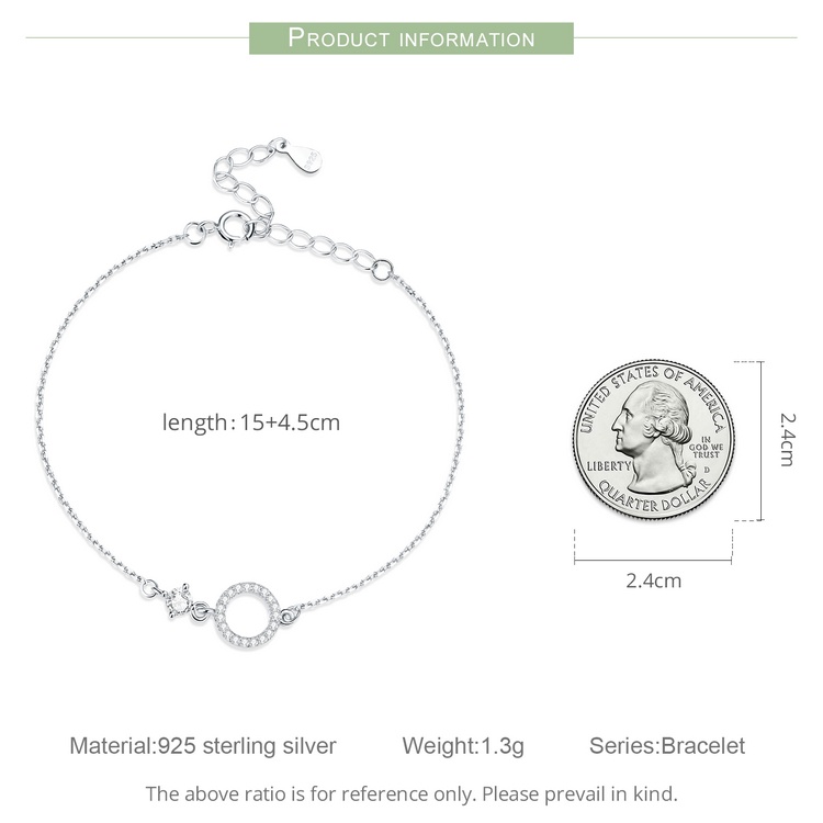 Nhẫn BAMOER bạc 925 kiểu dáng đơn giản