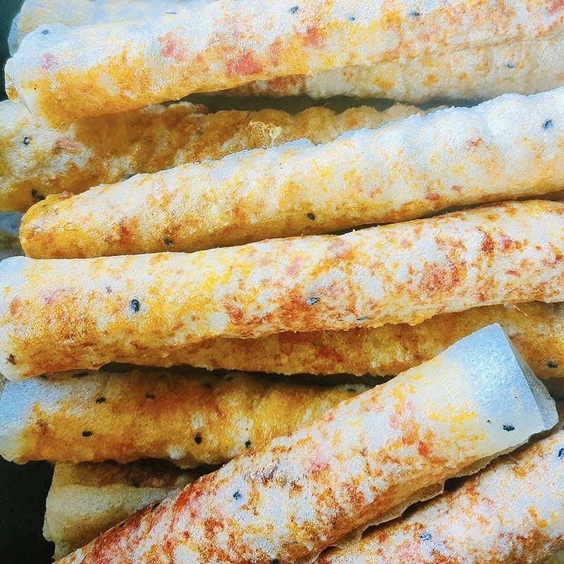 Bánh tráng nướng cuộn 4 loại nhânsiêu ngon