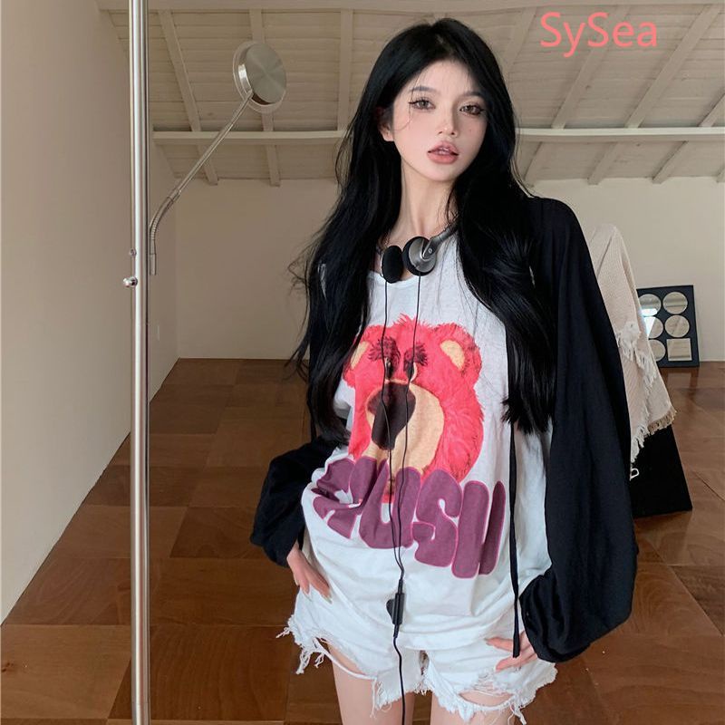 Áo In Họa Tiết Thời Trang Mùa Hè Hàn Quốc Cho Nữ