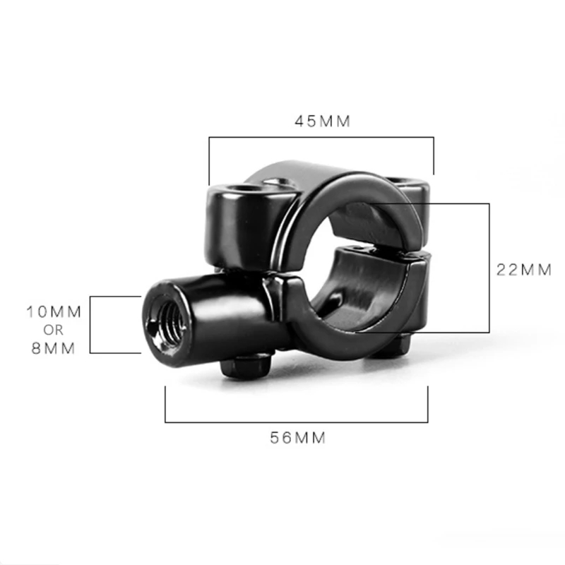 Giá Đỡ Gắn Gương Chiếu Hậu Xe Mô Tô 10mm 8mm