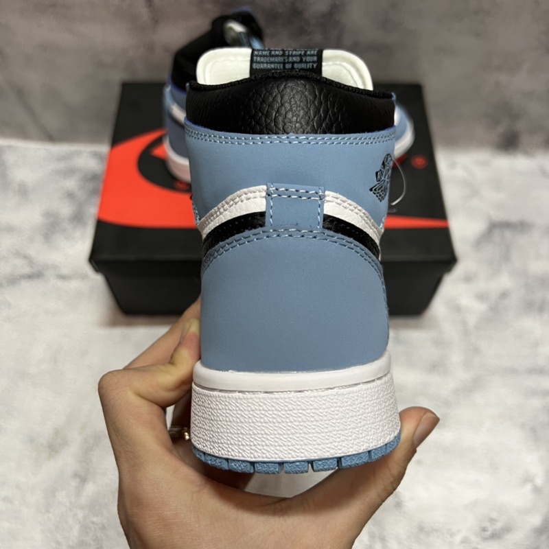 [KELLY SNEAKERS] Giày Thể Thao Sneaker Jordan 1 High University Blue - Xanh Cao Cổ Tiêu Chuẩn (Ảnh thật + Hàng Sẵn)