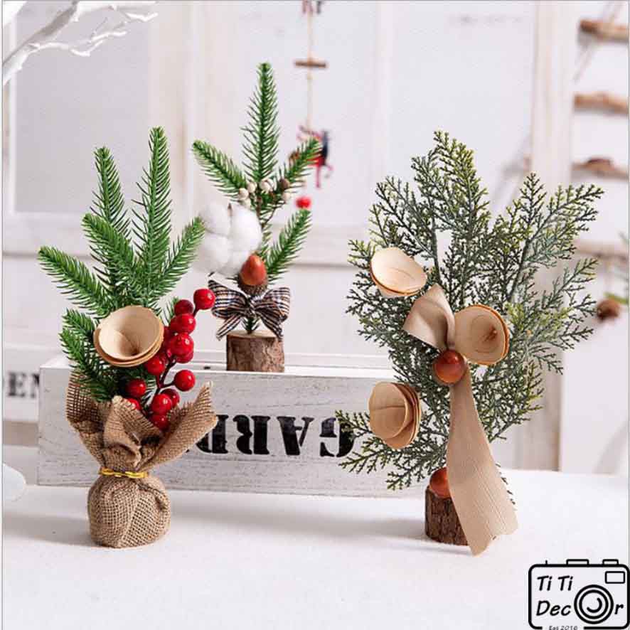 Cây thông trang trí Noel, nhà cửa, cửa hàng, decor chụp ảnh - TiTi Decor