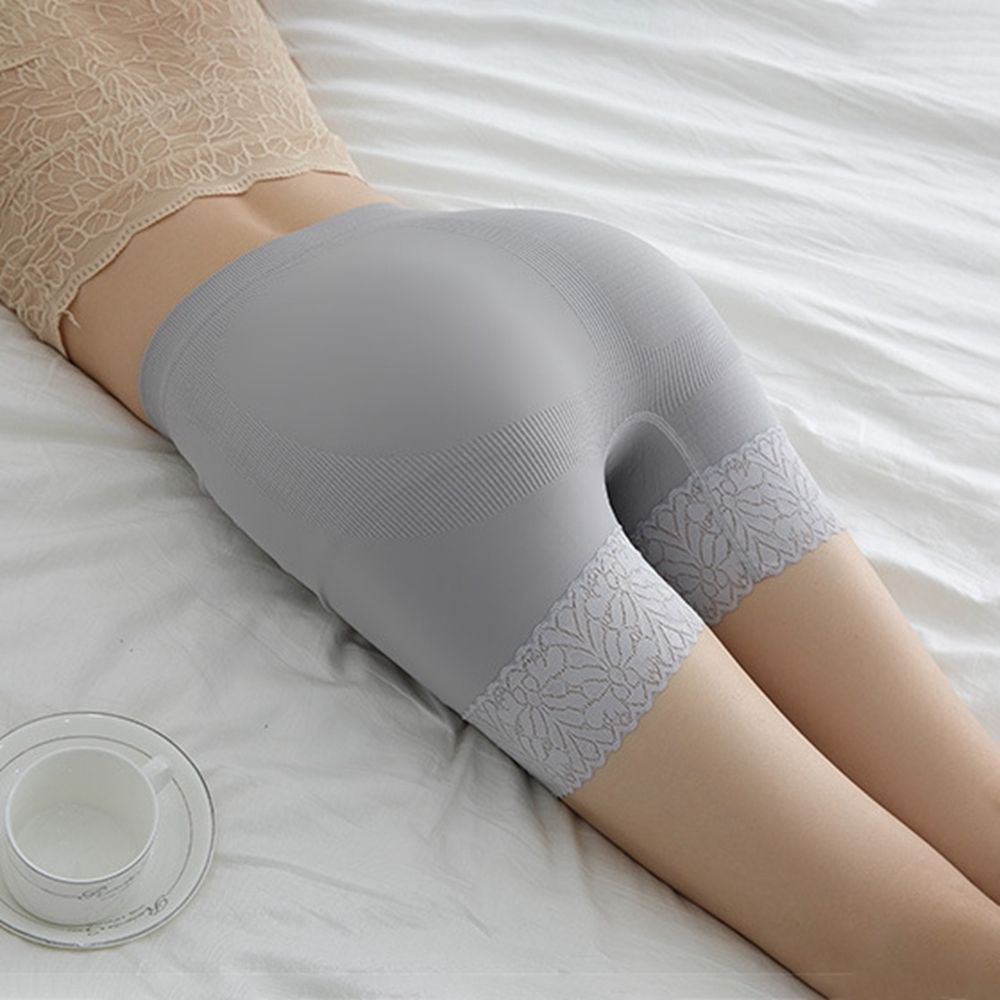 Quần short mặc trong váy viền ren lưng cao thời trang cho nữ