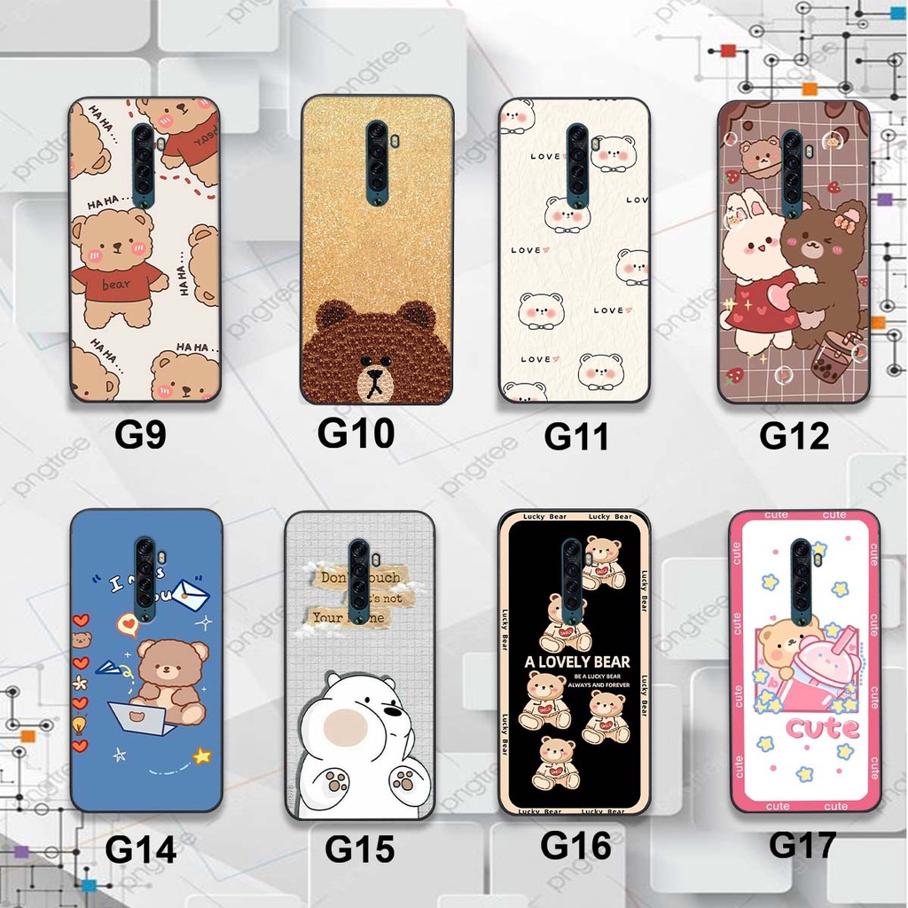 Ốp lưng điện thoại OPPO RENO 2 / NEO F2 in hình Gấu siêu dễ thương.