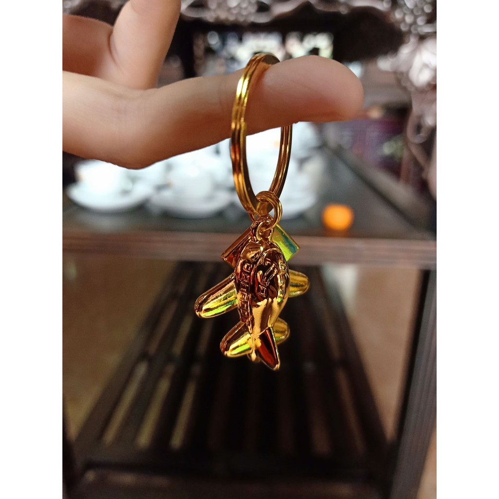 Móc khóa Inox, móc khóa máy bay