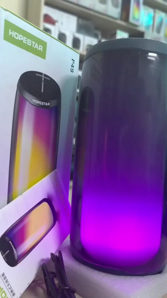 Loa Bluetooth Hopestar P49| Loa nghe nhạc công suất 10W, pin 2400mAh, led full màu - Chính Hãng, Bảo hành 12th - OBIBI | BigBuy360 - bigbuy360.vn