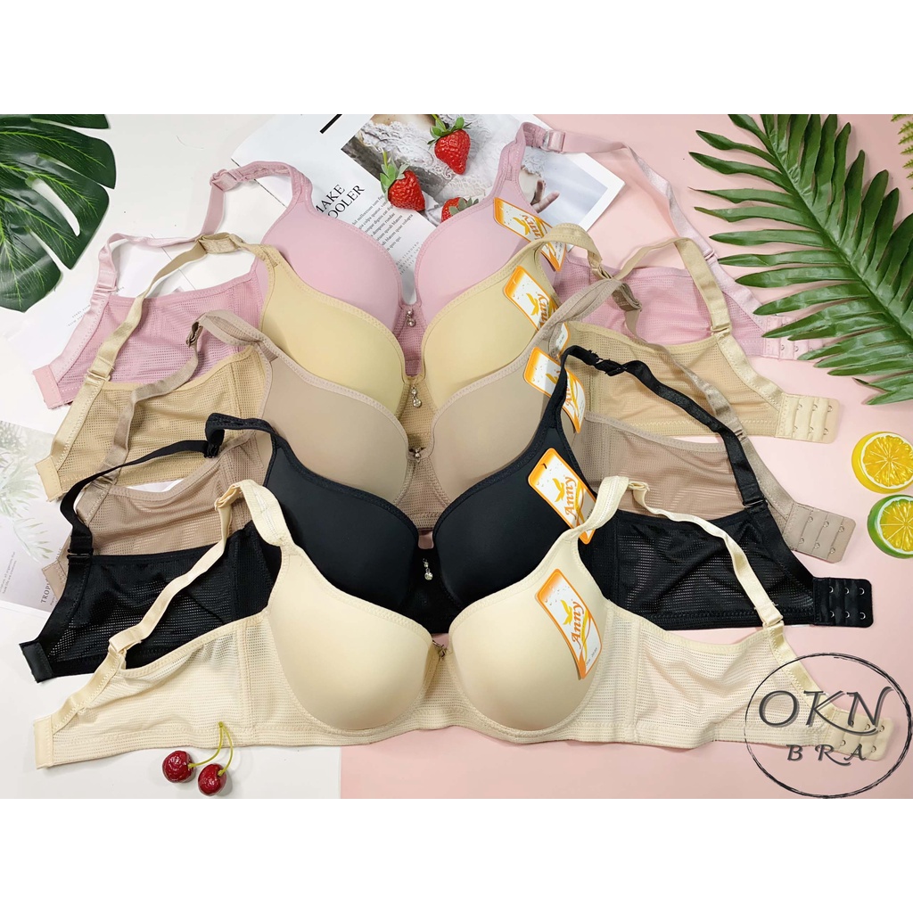 Áo ngực Thái Lan, áo lót bigsize có gọng quả to ôm hết bầu ngực Hãng ANNY W756 hàng chuẩn Thái Lan