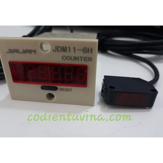 Bộ đếm counter và cảm biến quang khuếch tán E3Z-D61