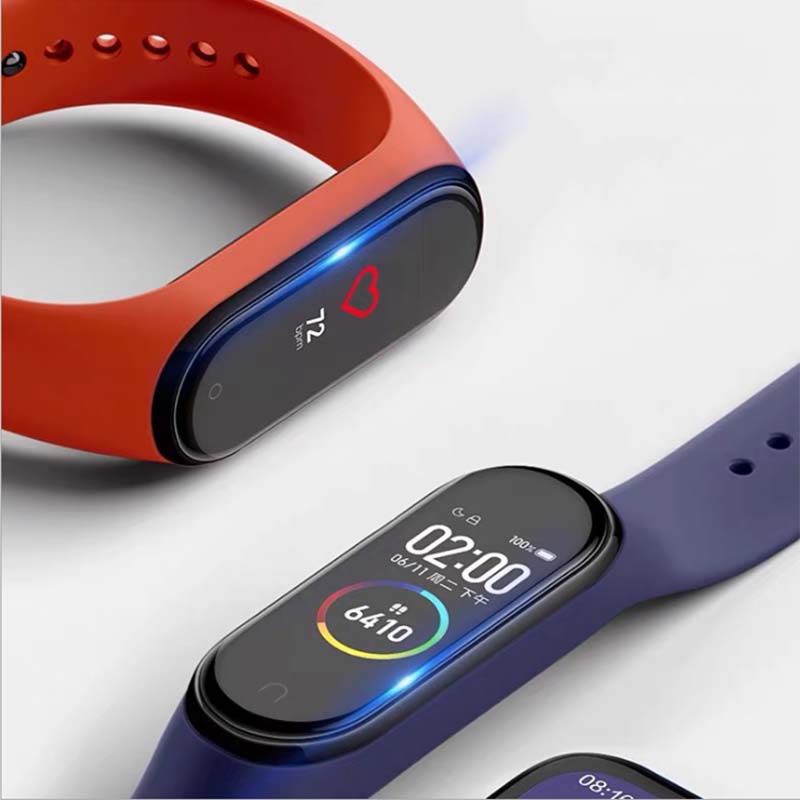 Kính cường lực bảo vệ màn hình đồng hồ thông minh Xiaomi Mi Smart Band 6 5 4 NFC 3D
