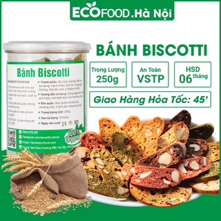 Bánh biscotti ăn kiêng mix 3 vị vani, matcha, chocolate không đường giành cho người ăn kiêng, giảm cân, tiểu đường