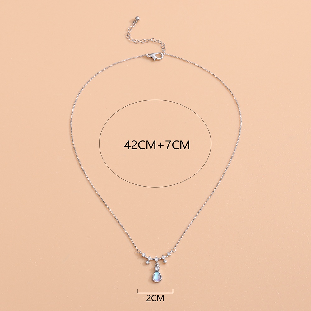 Vòng Cổ Choker Đính Đá Mặt Trăng Lấp Lánh Thanh Lịch Cho Nữ