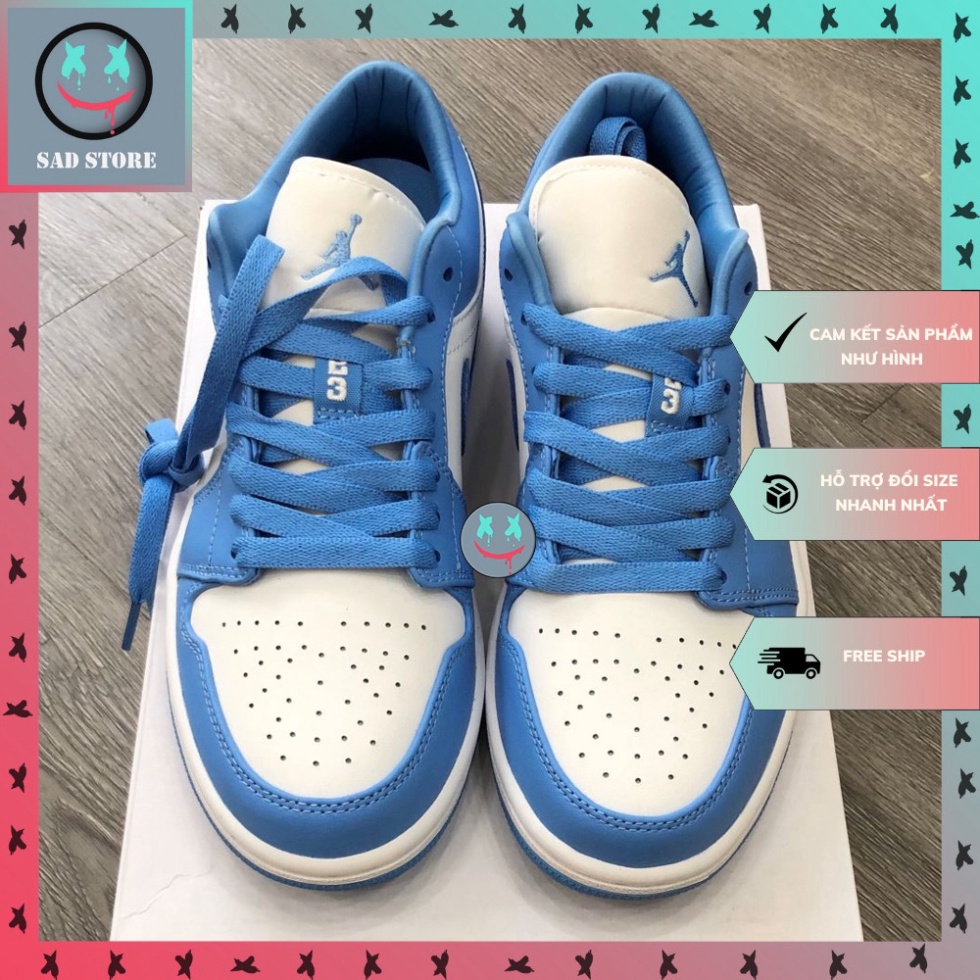 Giày Jordan Cổ Thấp Xanh Da Trời, Giày Jordan Cổ Thấp Xanh Dương Hàng Cao Cấp Full Box + Bill | BigBuy360 - bigbuy360.vn