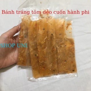 Bánh tráng dẻo tôm cuốn hành phi Tây Ninh