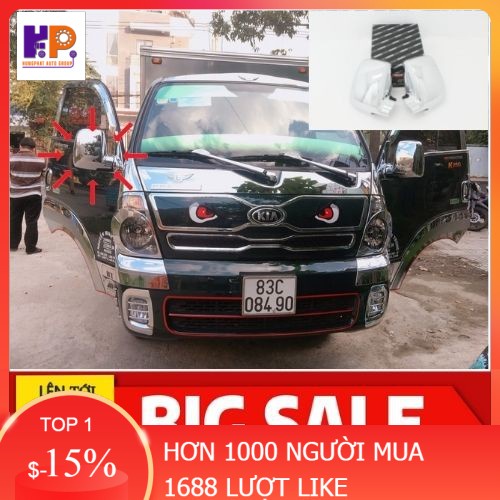 A396 ỐP GƯƠNG CHIẾU HẬU CHO KIA K200, K250, BONGO - NHẬP KHẨU AOTO CLOVER