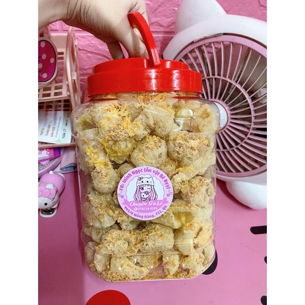 Da heo tỏi phômai chà bông hủ lớn