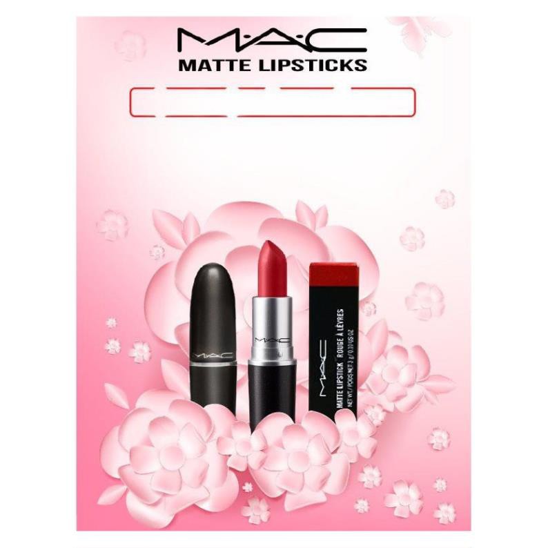 Son MAC Chili 602 Màu Đỏ Gạch, Đẹp Nhất Dòng Matte