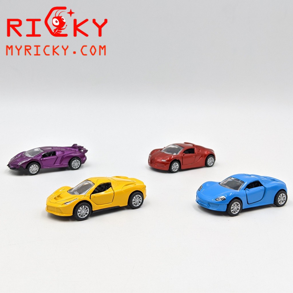 4 IN 1 Bộ xe sắt đóng mở cửa Alloy Models