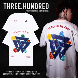 Áo Thun Pac-Man Màu Trắng Chất Liệu Cotton Thoáng Mát